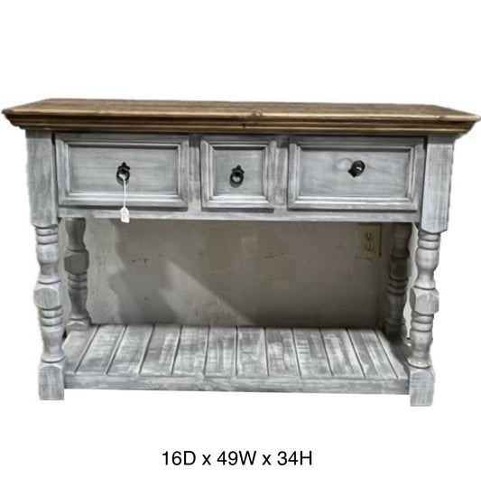 Rustic Mission Sofa Table