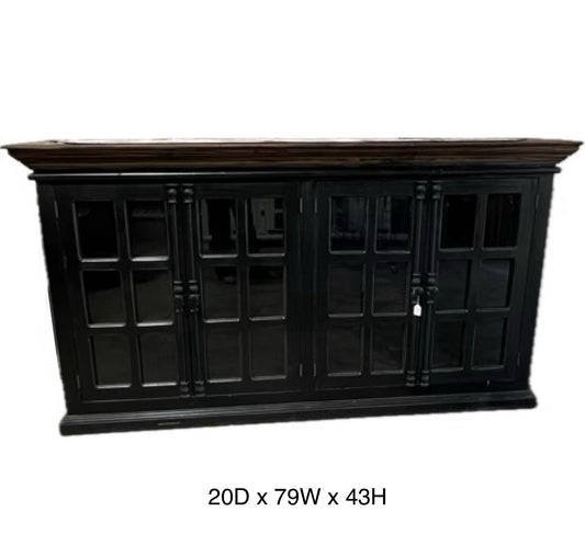 Rustic Doris Buffet (Black)