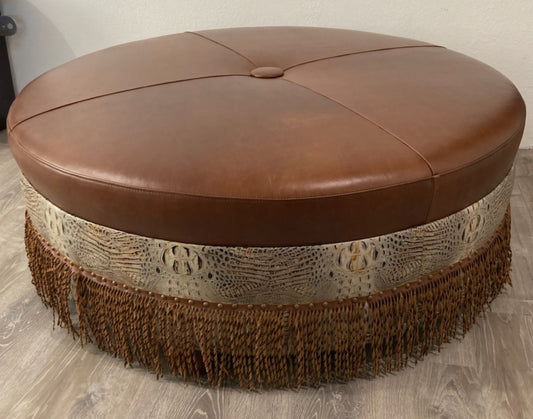 Round Western Ottoman