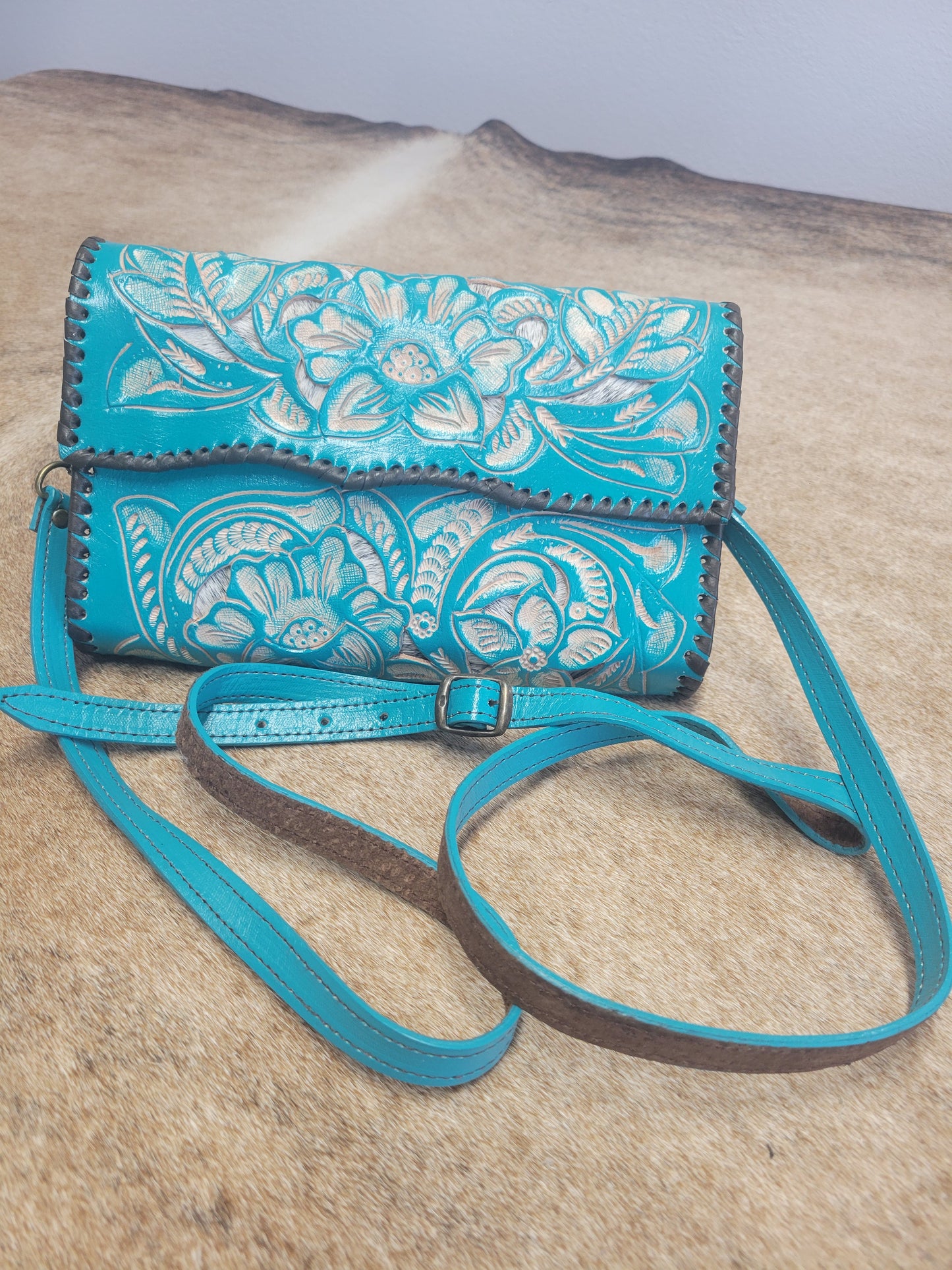 Western Crossbody Wallet Purse